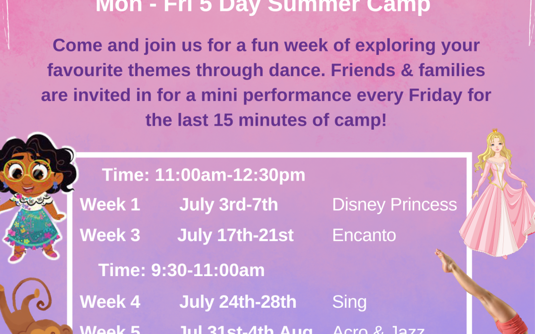 Summer Camp for 3 -6 years